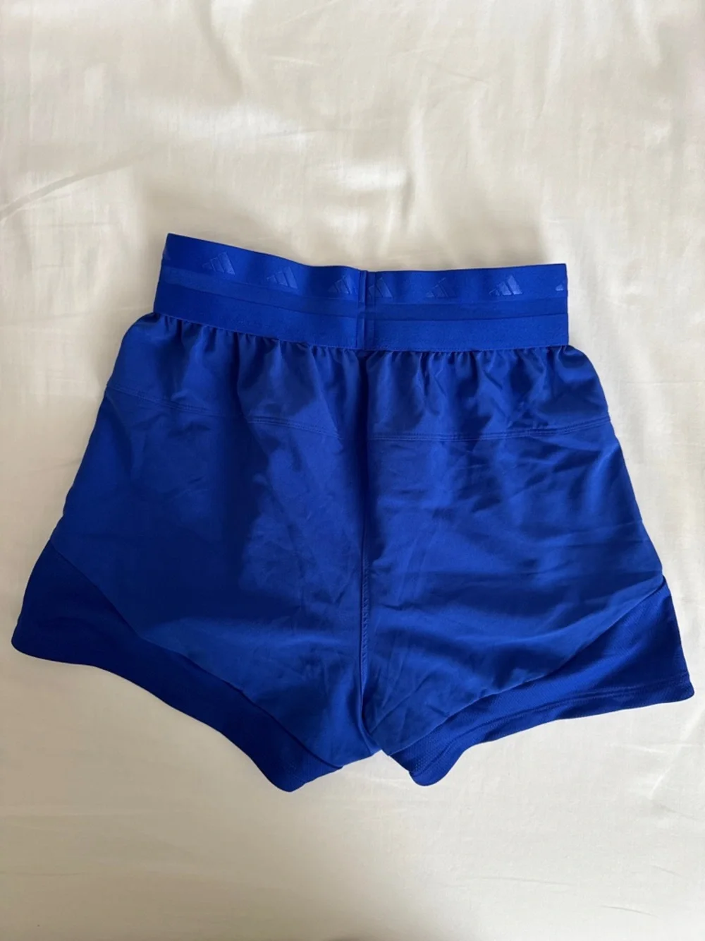 adidas Women's aeroready Blue pacer Shorts size xs